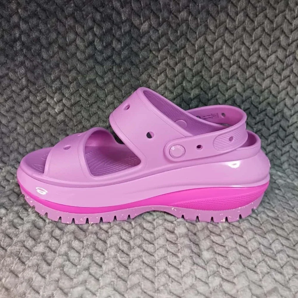 Crocs Classic‎ Mega Crush Sandal Juice High Womens Size W 9 - M 7 Comfort